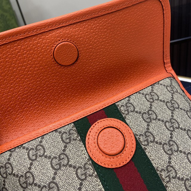 gucci專櫃新款男女款挎包 古馳Ophidia系列GG小號腰包 jcp2256